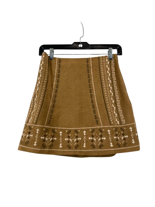 women's zip-up skirtsSkirt Mini & Short By Abercrombie And Fitch In Brown, Size: 0