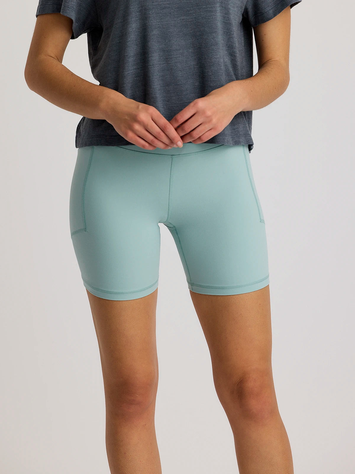 Women's All Day 6" Pocket Short - Ocean Mist