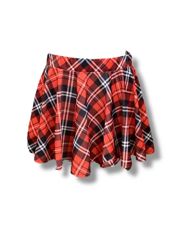 women's skater skirtsSkirt Mini & Short By Clothes Mentor In Plaid Pattern, Size: M