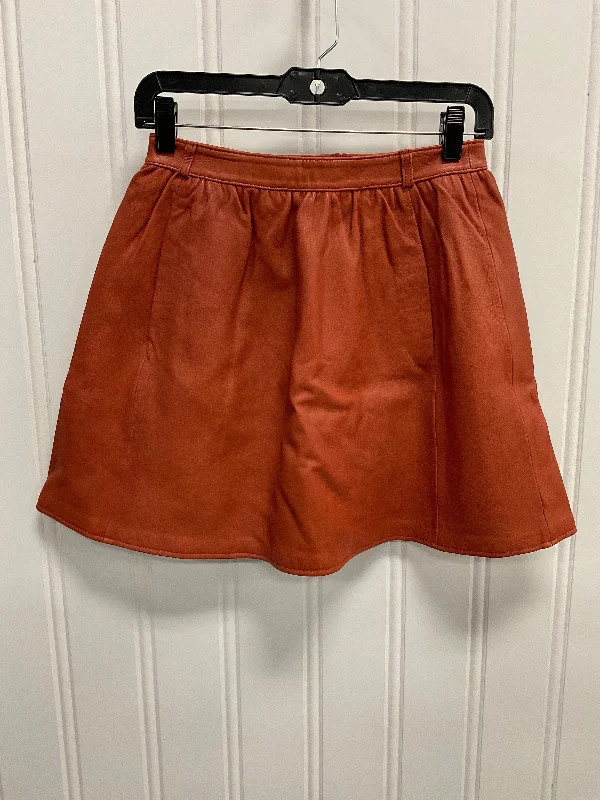 women's adventure-ready evening skirtsSkirt Mini & Short By Clothes Mentor In Orange, Size: 6