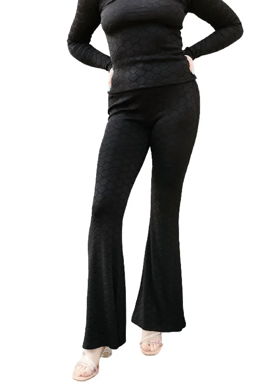 women's clubbing pantsFlared Trouser In Black