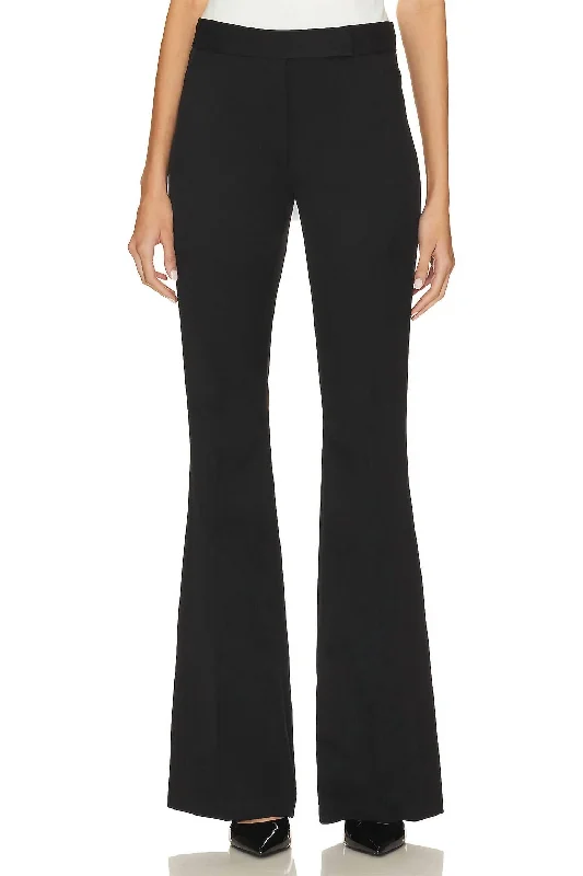 women's distressed pantsFlared Trouser In Black