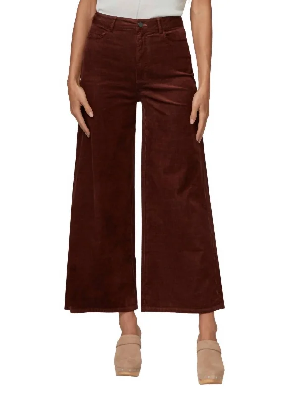 women's solid-color pantsHarper Ankle Pant In Rosewood