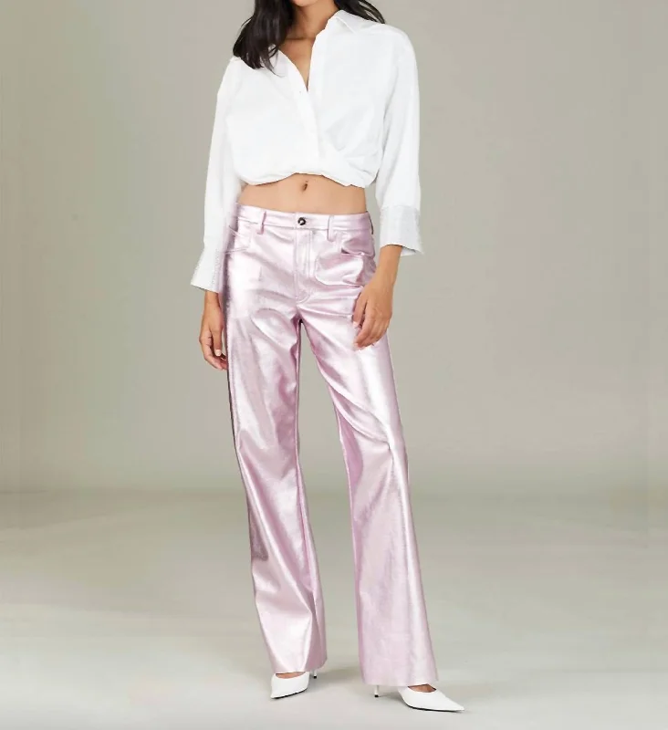 women's tactical pantsJay Pant In Pink Metallic