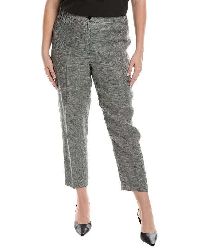 women's spring pantsMarina Rinaldi Plus Respiro Linen Trouser