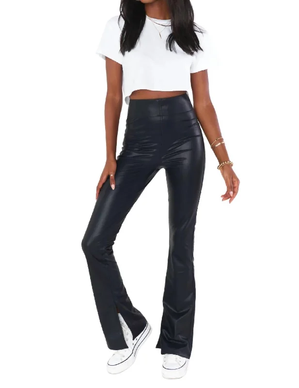 women's petite pantsNashville Pull On Flare Pants In Black