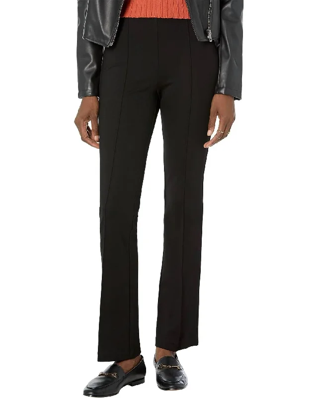 women's zipper pantsPonte Pull On Pant In Black