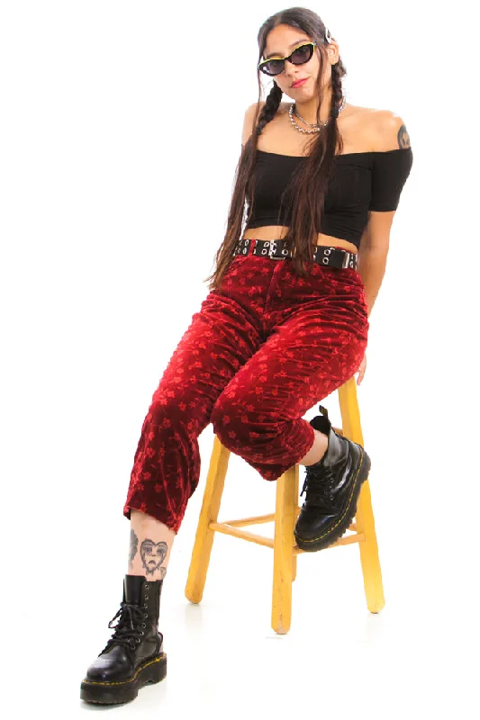 women's velvet pantsSOLD!