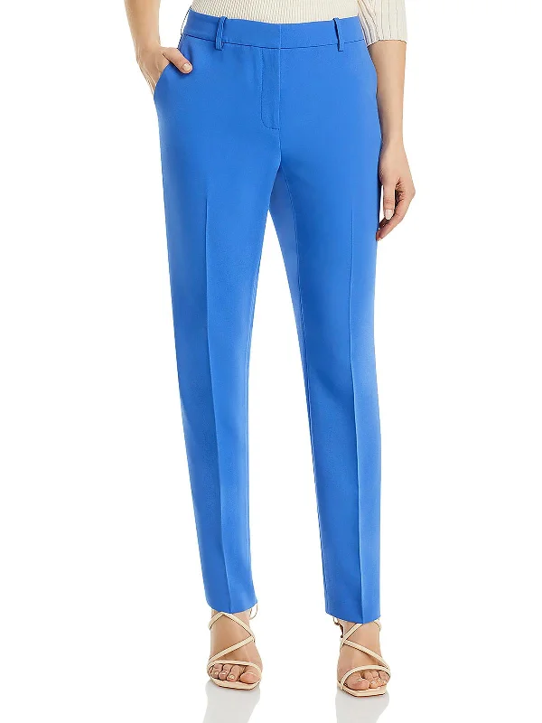 women's spandex pantsWomens High Rise Pleated Ankle Pants